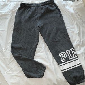 VS PINK Gray Sweatpants